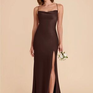 BIRDY GREY “OLIVIA” ESPRESSO MATTE SATIN